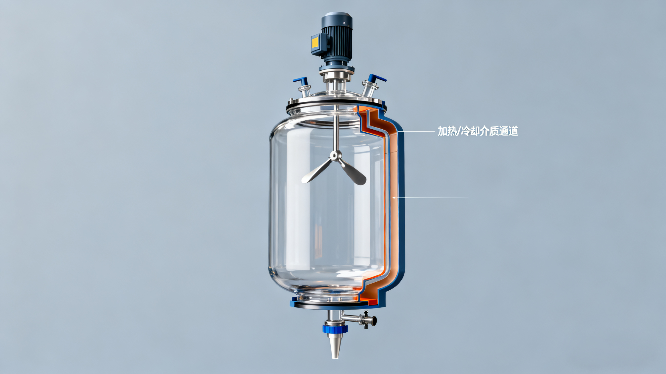 介绍双层玻璃反应釜