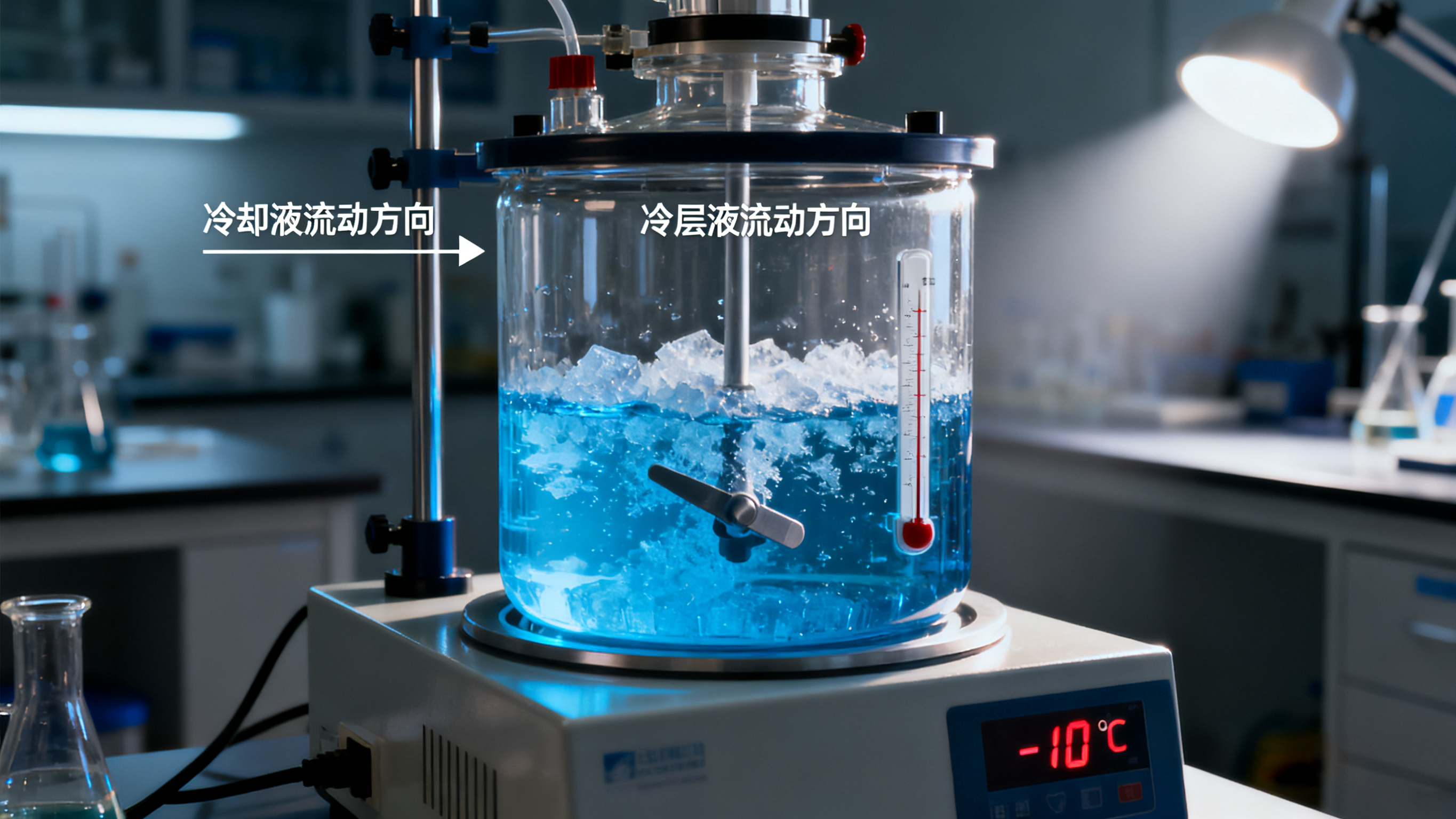 介绍双层玻璃反应釜 (1)