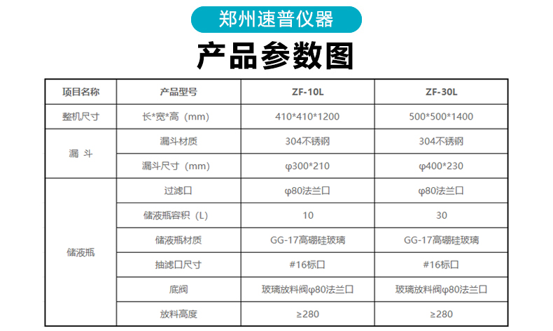真空抽滤器参数